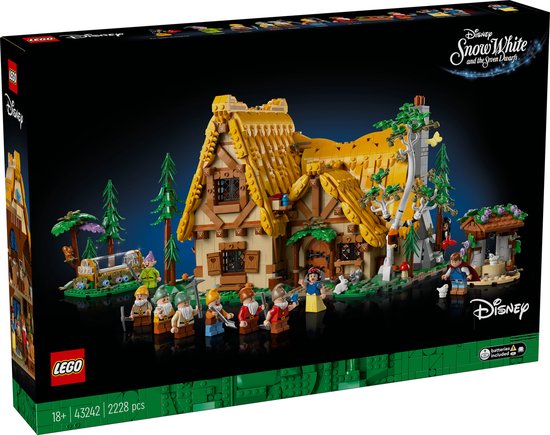LEGO Disney 43242 Snow White and the Seven Dwarfs’ Cottage	