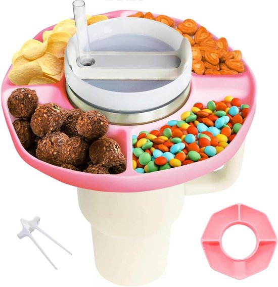 Filles à collation réutilisable pour tasse Stanley, gobelet avec poignée, assiettes à collation, récipient, accessoires de tasse, 1 PC, 40oz 15 Filles à collation réutilisable pour tasse Stanley, gobelet avec poignée, assiettes à collation, récipient, accessoires de tasse, 1 PC, 40oz 15