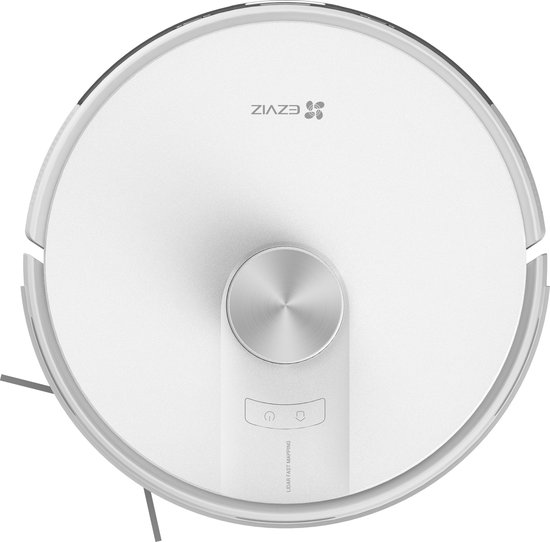EZVIZ RE4 Plus Noir Robot Aspirateur Laveur avec Station Vidange Automatique Poussière, Navigation LiDAR, Détection Obstacles, Aspiration 4000Pa, Tapis et Poils d'animaux, 300 m², Contrôle APP/Alexa