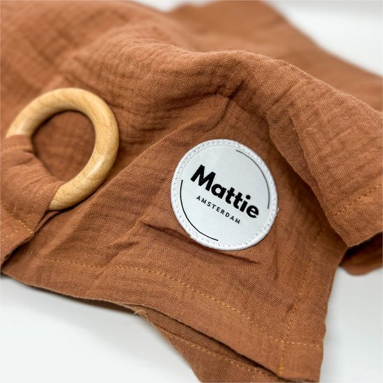 Foto: Mattie amsterdam voedingsdoek privacydoek rusty brown