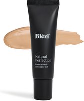 Blèzi® Natural Perfection 05 Light - Hypoallergene foundation & concealer in één - Herstelt, hydrateert en egaliseert de huid
