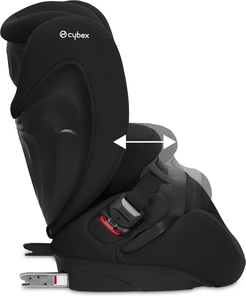 Cybex pallas B i-fix - autostoel 76cm - 150cm (groep 1-2-3) - isize - Volcano Black – foto 5