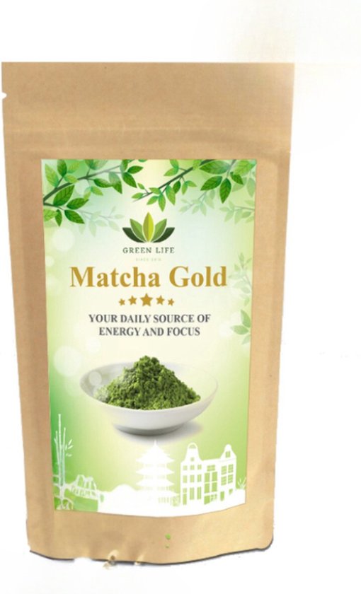 Foto: Japanse premium matcha thee 50 gram afkomstig uit japan organic gecertificeerd de thee sensatie van 2024 spring sale vandaag besteld morgen in huis 