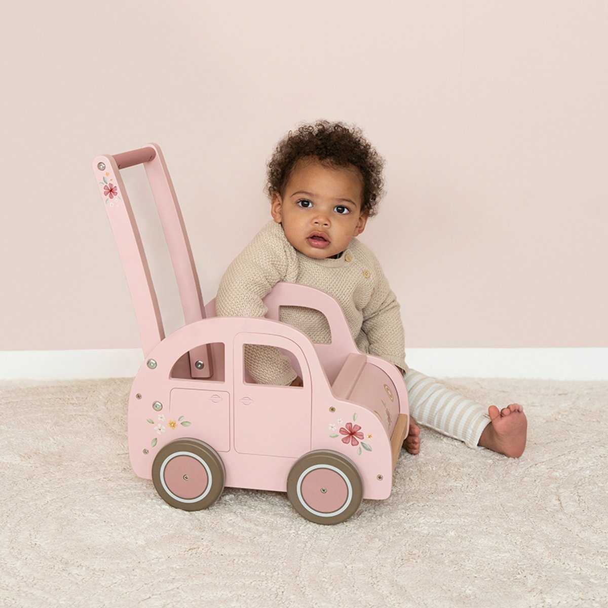 Little Dutch Loopwagen - Roze — afbeelding 2