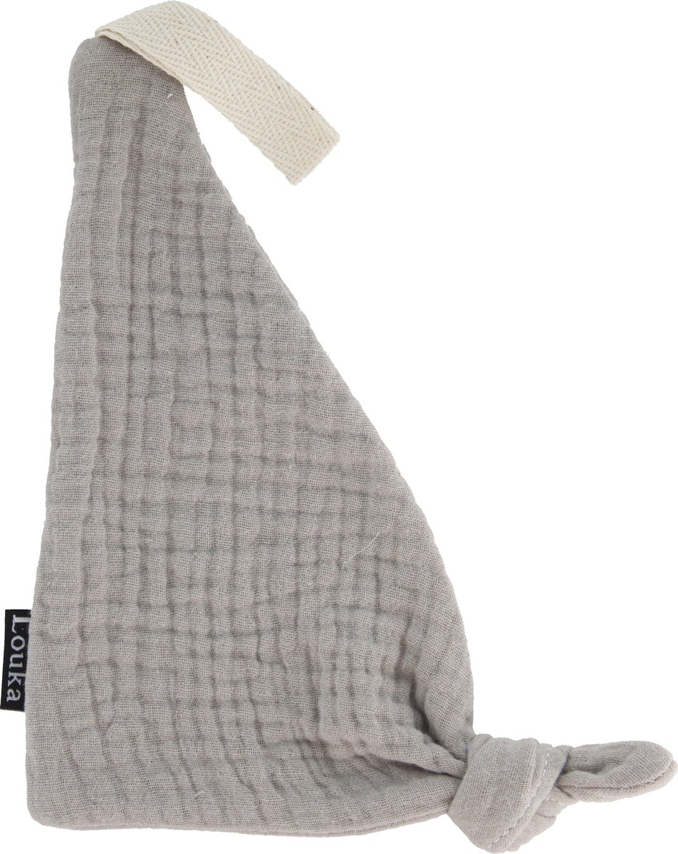 Goedkoopste Louka Speendoekje driehoek hydrofiel taupe - bruin - speenknuffel