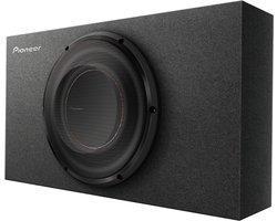 Pioneer TS-D10LB Subwoofer - 10 Inch, 350W RMS, 1300W Piekvermogen, 2 Ohm, Compact en Plat Ontwerp