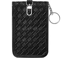 RFID Autosleutel Antidiefstal Signaalblokker - Leren Beschermhoes