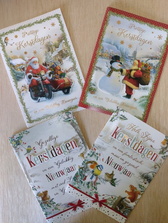 Kerstkaart met grote foto van je huisdier en | Kaartje2go