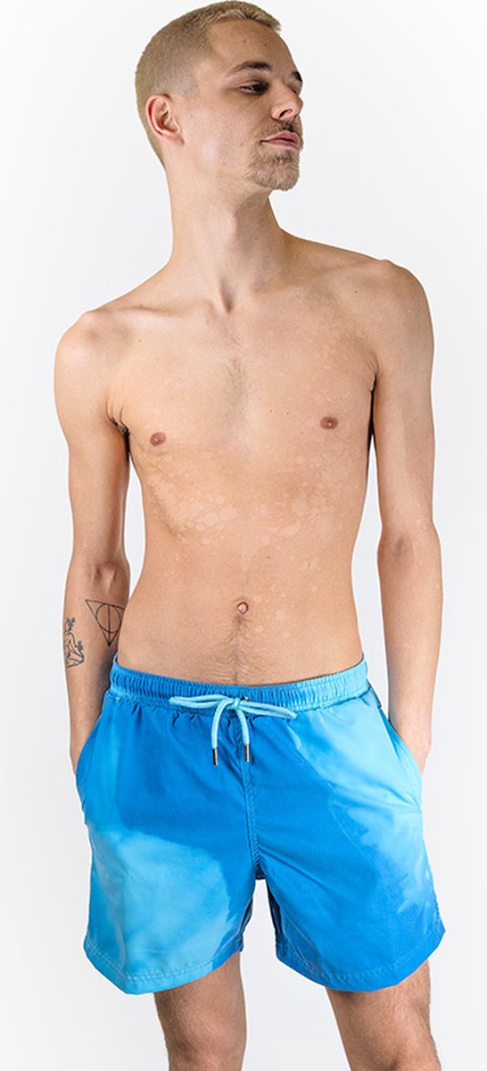 SEA'SONS - Zwembroek Heren - Kleurveranderend - Sneldrogend - Blauw/Licht blauw (SEASONS - Kleur veranderend) — afbeelding 2