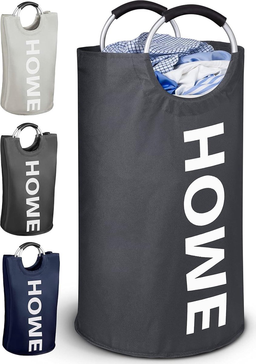 Goedkoopste Wassorteerder Opvouwbare Wasmand - Handige Wasserette Oplossing - Groot Draagbaar Waterdicht - Incl. Opbergmogelijkheden en Waszakken Wassorteerder
