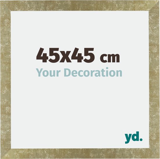 Cadre Photo Mura Your Decoration - 45x45cm - Or Antique