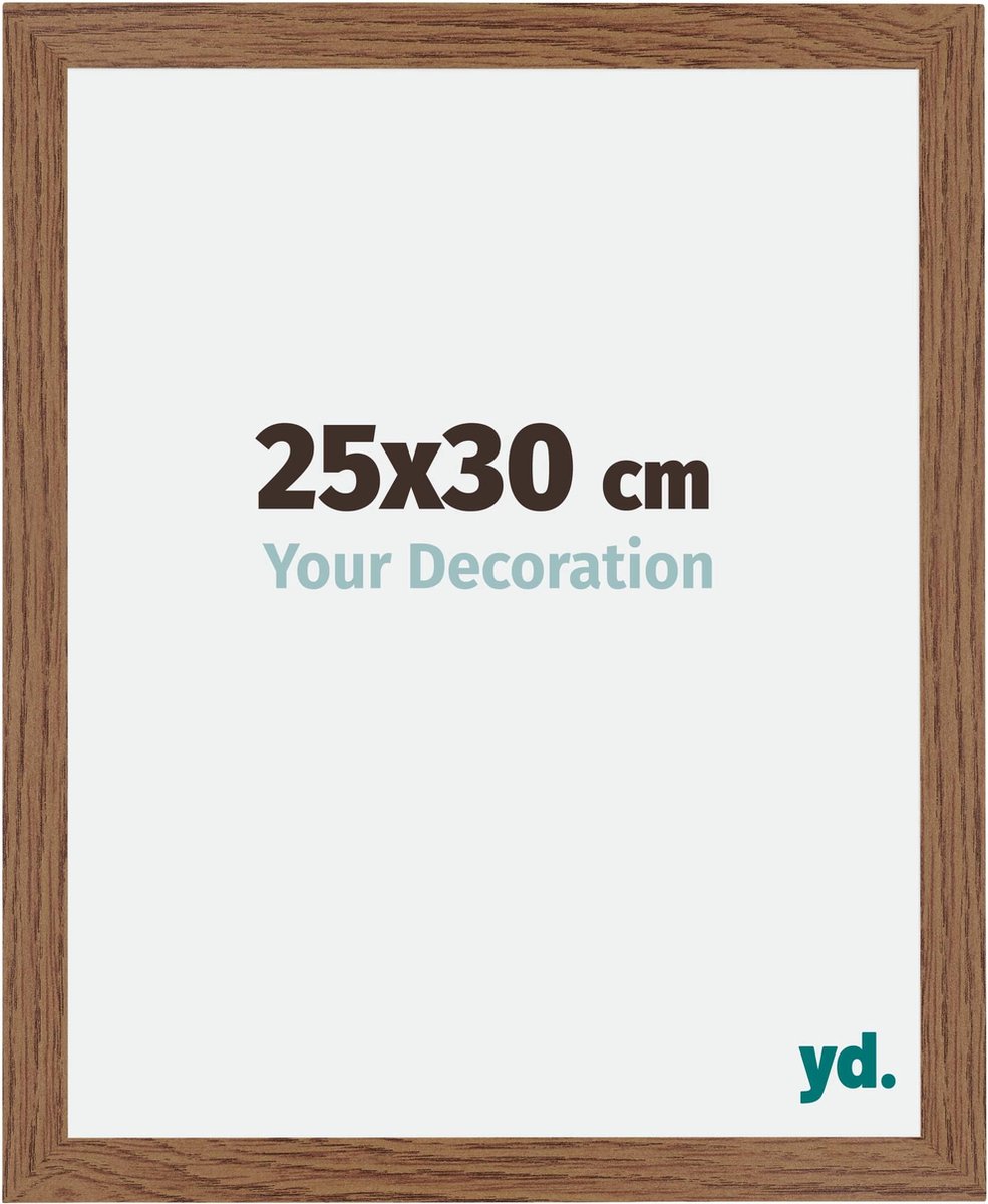 Your Decoration - Fotolijst 25x30 cm - MDF - Eiken Rustiek - Mura