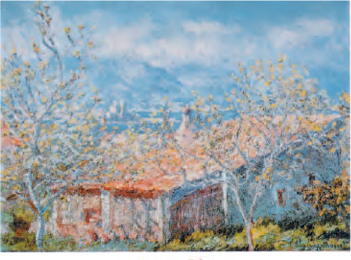 Catch Projecten Claude Monet - Antibes - Kunstposter - 40x50 cm Multicolor