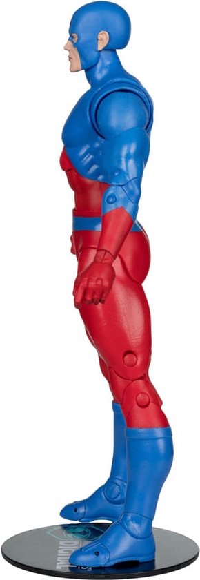 McFarlane DC Comics Statuetta Deluxe Peacemaker 18 Cm – Wave 2, Con Spada E Piedistallo, 22 Punti Snodati, Include Pezzo Per King Shark, Collezione