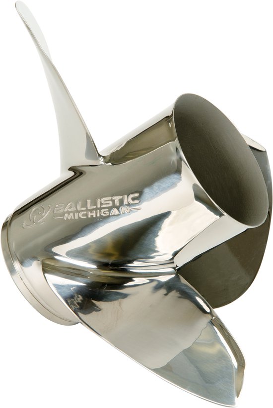 Hélice balistique 3bl-14 1/2"x24"-RH-Acier inoxydable