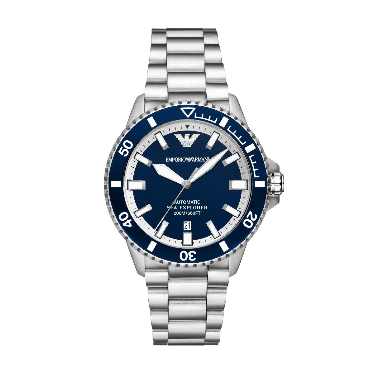 Emporio Armani AR60079 Heren Horloge - Zilverkleurig