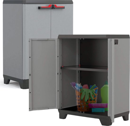 Keter Moby Opbergkast hoog - tuinkast - 4 planken (9760100-0708D), Keter | Opbergen & Transport