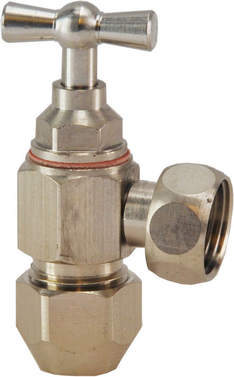 Riko Hoekstopkraan 3210 3/8X10Mm Chroom