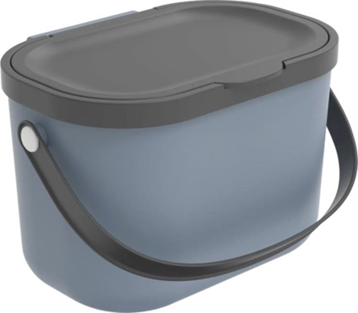 Rotho Albula afvalscheiders - GFT afvalbak - 3,2L - gerecycled materiaal - donker blauw