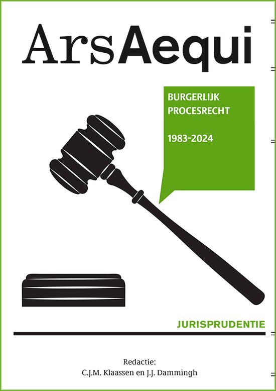 Ars Aequi Jurisprudentie - Jurisprudentie Burgerlijk procesr ... - cover