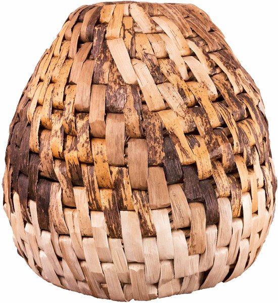 Foto: Return to sender lampenkap voor hanglamp 35 cm van gevlochten abaca bananenblad