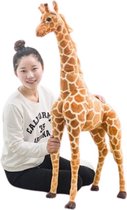 Mega Giraffe | Grote knuffel | Jungle thema | 120CM! | XXL Cadeau | Kinder kado | Verjaardag