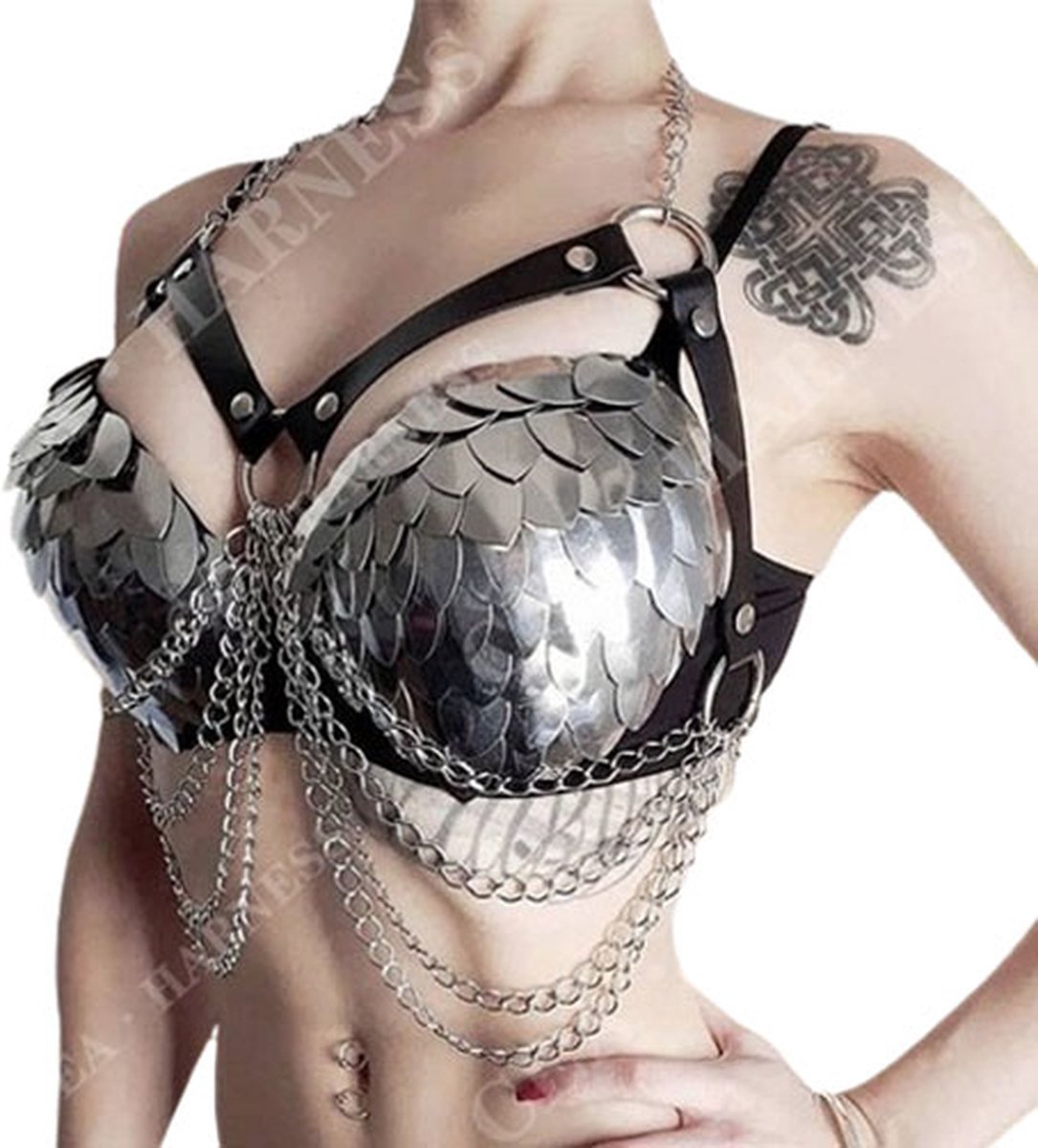 Goedkoopste Beha Harnas BDSM | Dames Lingerie | Seks Kleding voor Haar | Bondage ketting | SM kleding vrouwen Sex | Leder | BDSM kleding | Verstelbaar