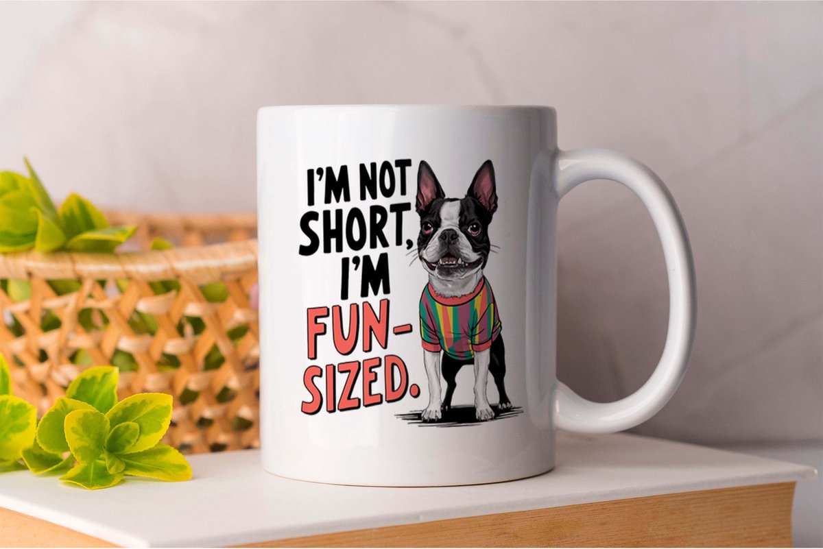 Mok Fun Sized - dogs - gift - cadeau - puppies - puppylove - doglover - doggy - honden - puppyliefde - mijnhond - hondenliefde - hondenwereld