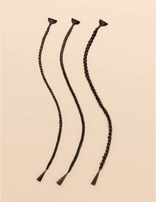 Infinity Braids - Braidies - Set van 3 Clip-in Vlechtjes - Lizzy, Jolie ...
