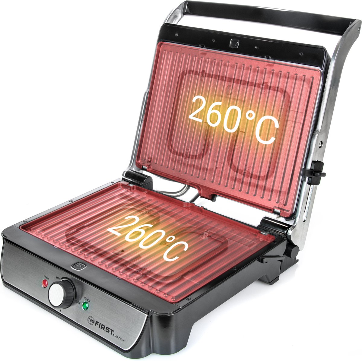 TZS First Austria Contactgrill - Tosti-apparaat thumbnail 3