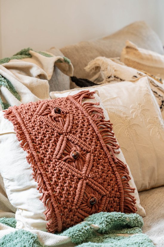 Angel Falls Macramé Kussen - gratis patroon | Durable Rope