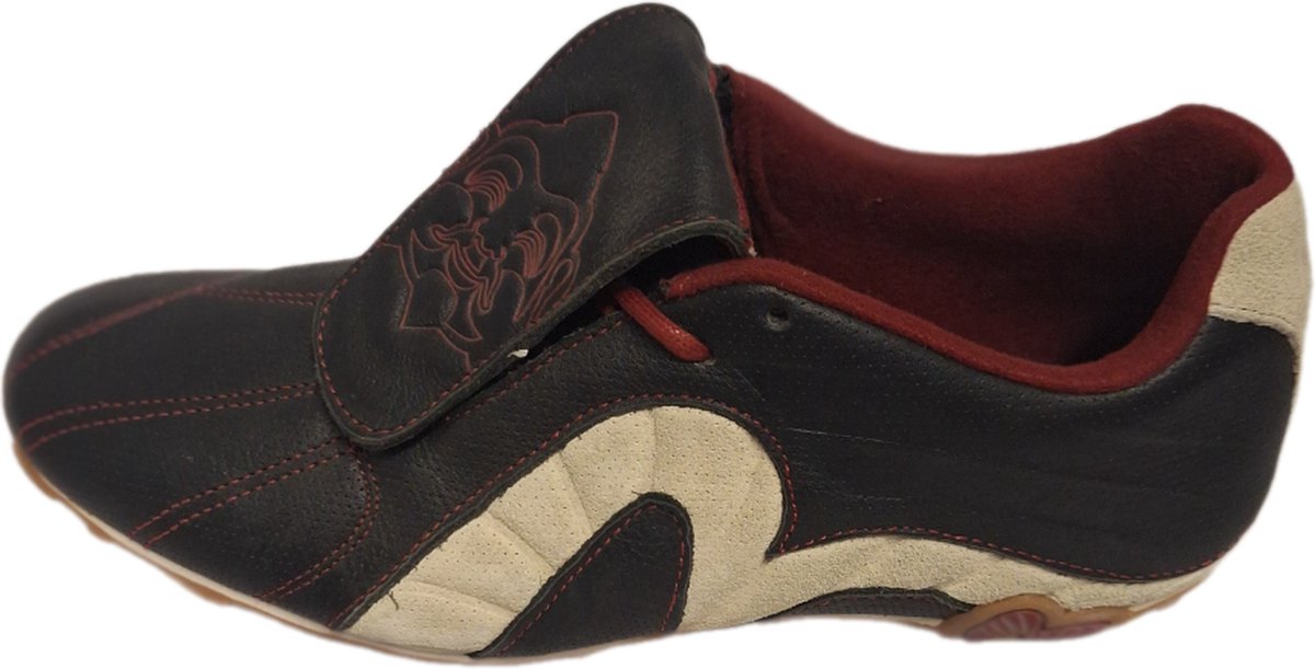 EVISU-SNEAKER-WAKATAKA- BLACK/IVORY/RED-SIZE 41