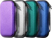 Luxe Aerocase Etui Hoes geschikt voor Nintendo Switch - Switch OLED Zilver