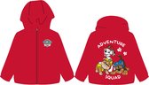 Paw Patrol - Zomer/wind-Jas -Fleecevoering - Rood - Maat 110/116