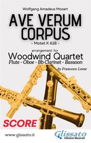 Ave Verum by Mozart - Woodwind Quartet 1 - Ave Verum - Woodwind Quartet (score)