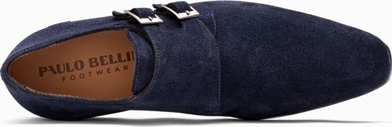 Paulo Bellini Ferrara Heren Gespschoenen Donkerblauw