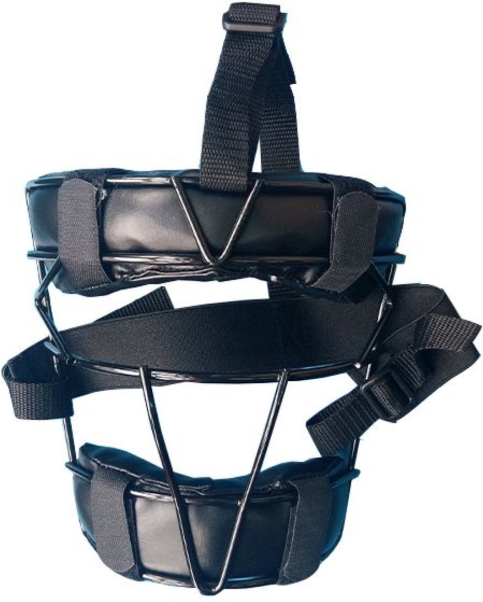Softbalmasker Zwart, One Size, Vertselbaar, Basic Model