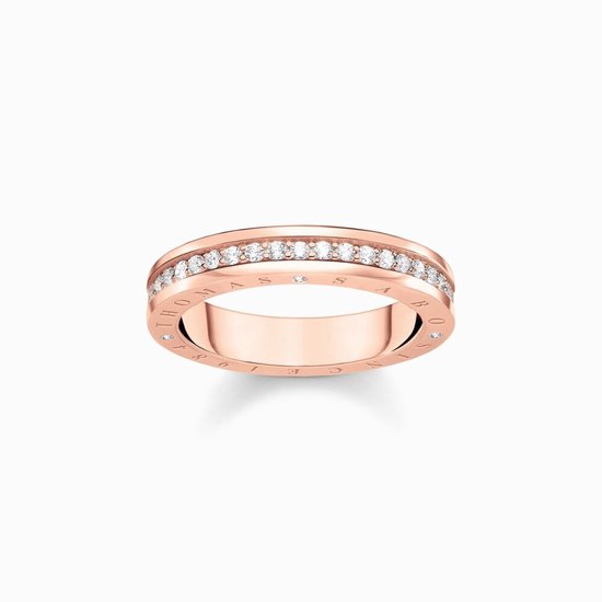 Thomas Sabo - TR2254-416-14-58 - Ring - Dames - 925er Zilver roségoud verguld - ringmaat 58