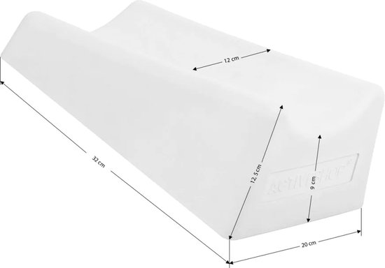 Coussin de jambe de pédicure - Wit - Repose-pieds - Repose-jambes de pédicure -