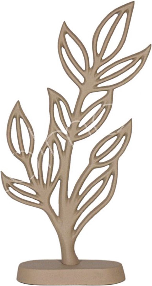 Diga colmore - Bloemen ormament taupe