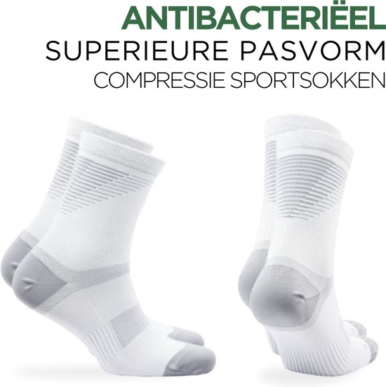 Compressie Hardloopsokken met Meryl Skinlife - Anti-bacterieel - Valencia QTR