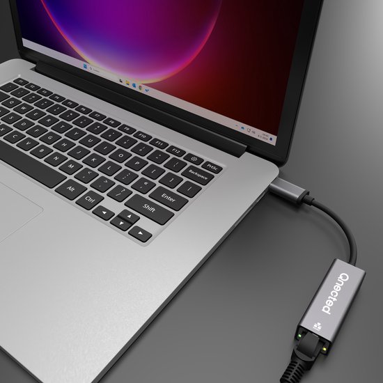 Marmitek Adapter USB-C > Ethernet - USBC naar RJ45 Converter Marmitek Adapter USB-C > Ethernet - USBC naar RJ45 Converter