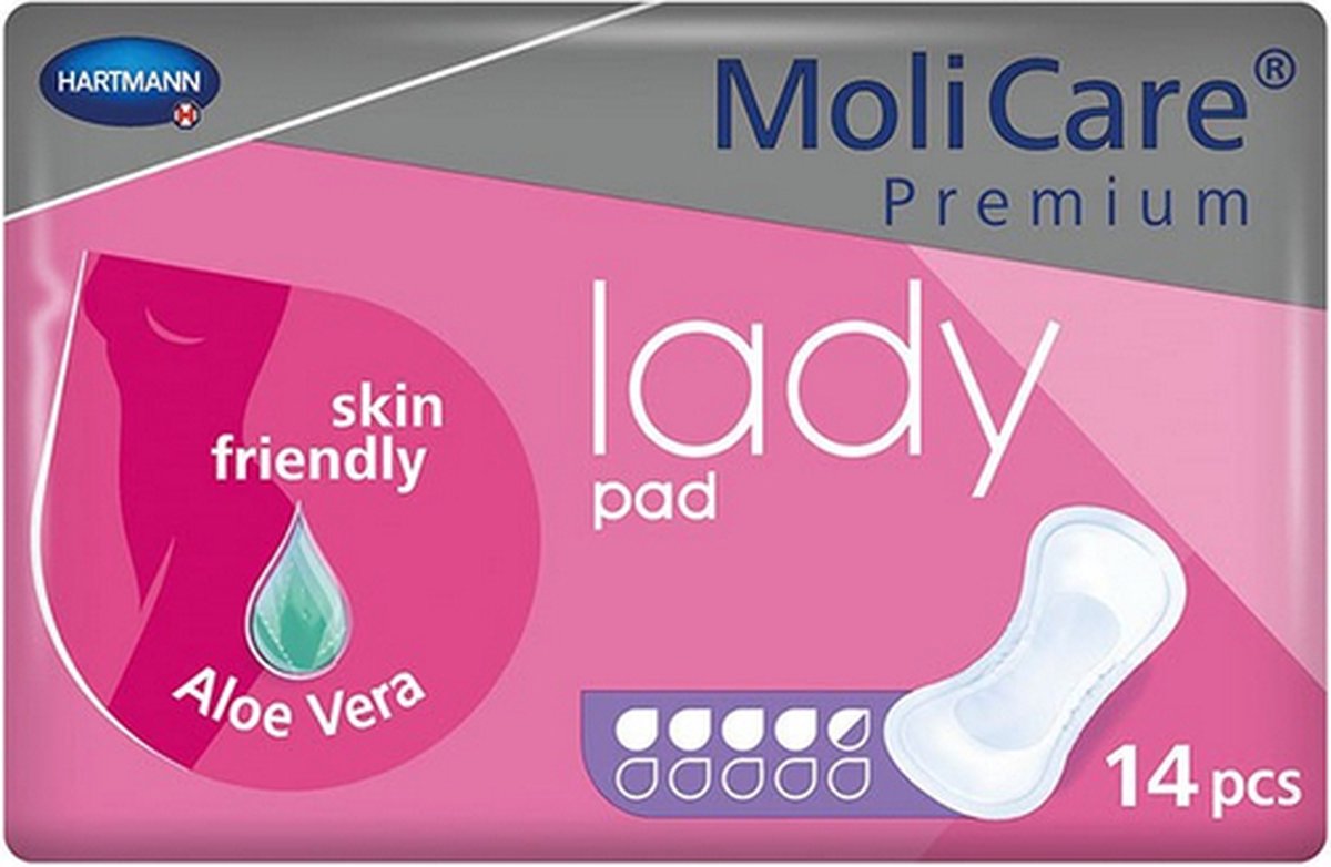 Goedkoopste Hartmann Molicare Premium Lady Pads 4.5 druppels - 24 pakken van 14 stuks