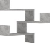 vidaXL-Hoekwandschappen-2-st-40x40x50-cm-bewerkt-hout-betongrijs