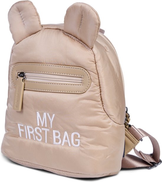 Foto: Childhome my first bag rugzak gewatteerd beige