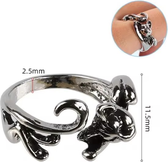 Haakring Kat - voor crochet & breien - yarn tension holder - yarn ring - haak ring haken - breiring