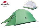 Naturehike Cloud Up 1 tent - 1 persoons tent - Lichtgewicht tent - Incl. grondzeil - Licht Groen - 210T 3000mm - Outdoor - Waterdicht - Hiking & Wandelen