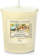 Yankee Candle Votive Banoffee Waffle 4 stuks