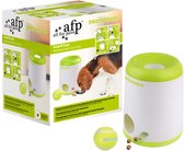 AFP Fetch'N'Treat – Jouet interactif pour Chiens – Lanceur de balle – Jouets à rapporter à rapporter – Système de récompense – Comprend une balle de tennis