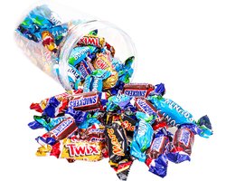 Mars Miniatures chocolademix - Twix, Snickers, Mars & Bounty - 600g